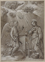 A 095
<br/>
Verkondiging aan Maria
<br/>
<em>Anoniem It, Toscane (17de eeuw)</em>